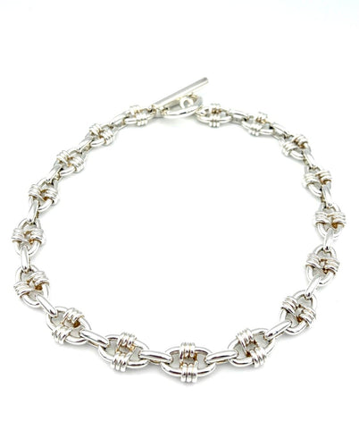 Collier Hermès Cybelle - Collier vintage en argent 58 Facettes HERMES COL 1049