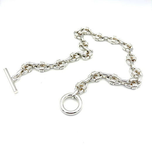 Collier Hermès Cybelle - Collier vintage en argent 58 Facettes HERMES COL 1049