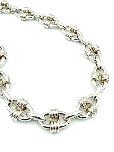 Collier Hermès Cybelle - Collier vintage en argent 58 Facettes HERMES COL 1049