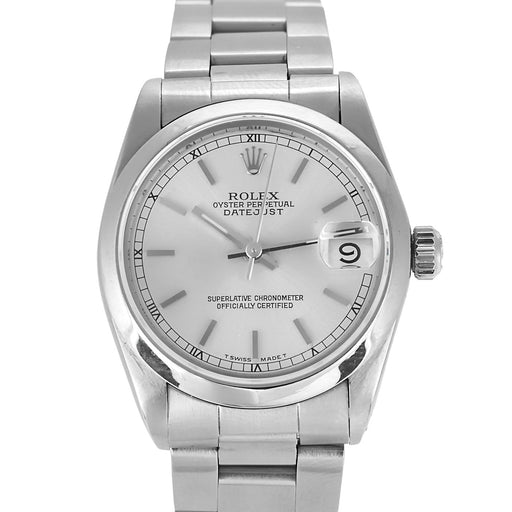 Montre Rolex Datejust - Montre en acier cadran argenté 58 Facettes A1188