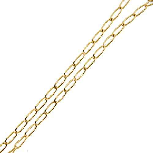 Collier Unoaerre - Collier maille cheval en or jaune 18 kt avec camée 58 Facettes 33507