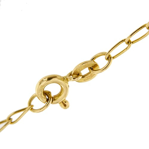 Collier Unoaerre - Collier maille cheval en or jaune 18 kt avec camée 58 Facettes 33507