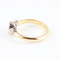 Bague 54 Bague solitaire bicolore en or jaune et blanc 18K et diamant 58 Facettes 159/24F
