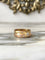 Bague 57 Bague en or jaune et or rose 18K avec diamants 58 Facettes 287