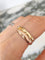 Bague 57 Bague en or jaune et or rose 18K avec diamants 58 Facettes 287