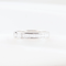 Bague 55 Alliance demi-tour en or blanc et diamants baguette 58 Facettes 131370A