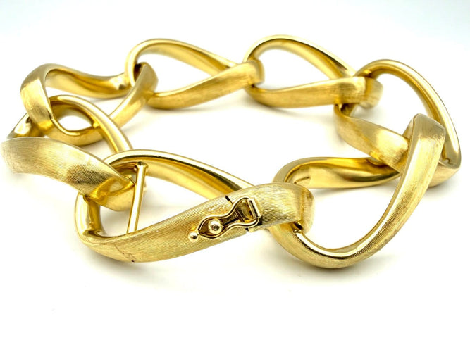Bracelet Bracelet vintage en or jaune 18K 58 Facettes VINTAGE BRA DV