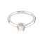 Bague 54 Bague solitaire en or blanc avec diamant 0,25 ct 58 Facettes 131631