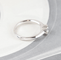 Bague 54 Bague solitaire en or blanc avec diamant 0,25 ct 58 Facettes 131631