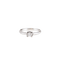 Bague 54 Bague solitaire en or blanc avec diamant 0,25 ct 58 Facettes 131631