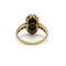 Bague 44 Art Déco - Bague en or jaune, platine, onyx et diamants 58 Facettes 260233R