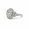 Bague 53 Art déco - Bague en platine et diamants taille rose 58 Facettes 144