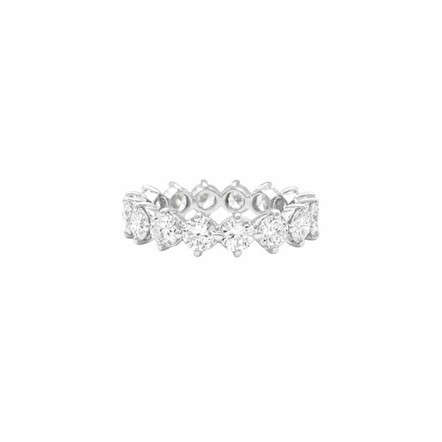 Bague 52 Alliance en platine et diamants taille brillant 2,4 carats 58 Facettes 36000
