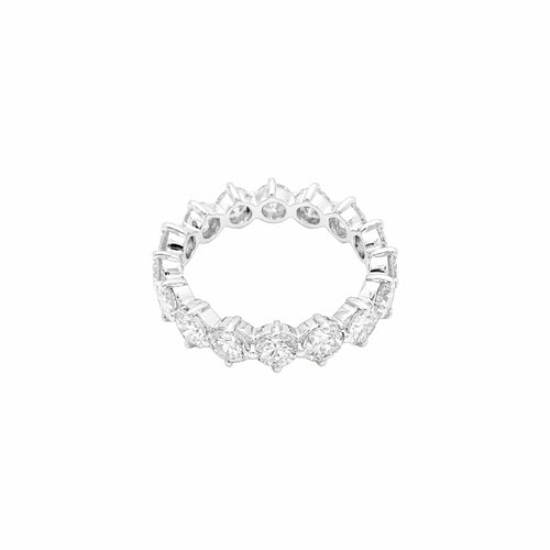Bague 52 Alliance en platine et diamants taille brillant 2,4 carats 58 Facettes 36000
