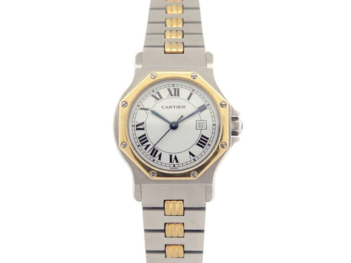 Montre Cartier - Montre Santos Octogonale GM en or et acier 58 Facettes 276868