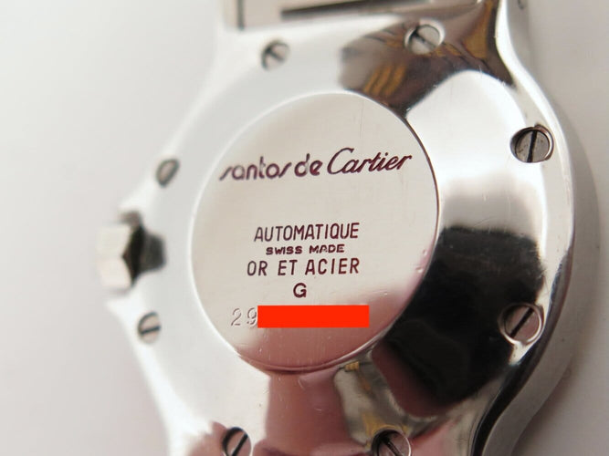 Montre Cartier - Montre Santos Octogonale GM en or et acier 58 Facettes 276868