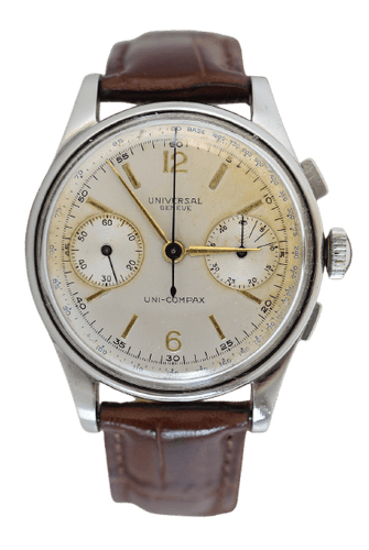 Universal Genève Uni-Compax - Montre chronographe réf. 22551 en acier
