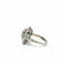 Bague 57 Bague cocktail en platine, émeraude de Colombie et diamants 58 Facettes 50524