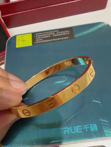 Bracelet Cartier - Bracelet Love classique en or rose 58 Facettes jnci185