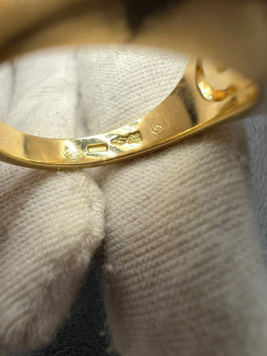 Bague 52 BVLGARI Métropolis - Bague en or jaune et pierre de lune 58 Facettes Bulgari-metropolis