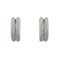 Boucles d'oreilles Boucles d’oreilles - Demi-créoles en or blanc 18 ct et diamants 58 Facettes 37833