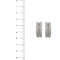 Boucles d'oreilles Boucles d’oreilles - Demi-créoles en or blanc 18 ct et diamants 58 Facettes 37833