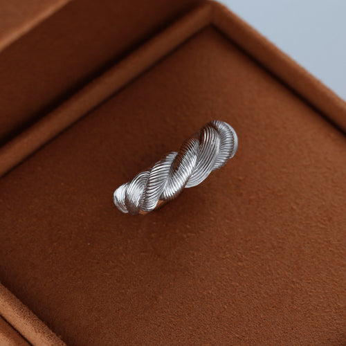 Bague 53 Poiray Dune - Bague en or gris 18k 58 Facettes FB11879