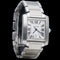 Montre Cartier Tank Française - Montre en acier 58 Facettes MT47767