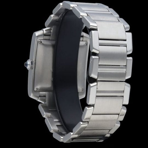 Montre Cartier Tank Française - Montre en acier 58 Facettes MT47767
