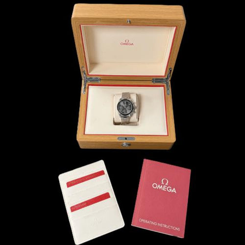 Montre Omega - Montre Speedmaster chronographe dame en acier 58 Facettes MT48234