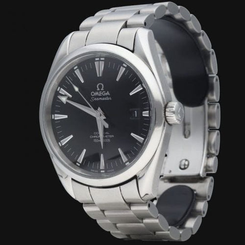 Montre Omega - Montre Seamaster Aqua Terra Co-Axial en acier 58 Facettes MT48194