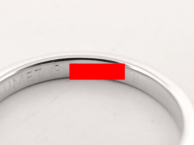 Bague 53 Chaumet Plume - Alliance T53 en platine 950 et diamants 58 Facettes 276590