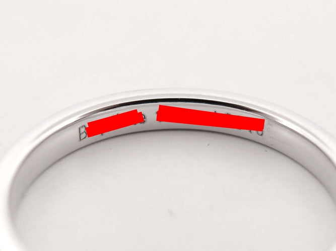 Bague 53 Chaumet Plume - Alliance T53 en platine 950 et diamants 58 Facettes 276590