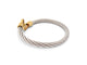 Bracelet FRED Force 10 Cœurs - Bracelet T20 en or jaune 18K et acier 58 Facettes 276921