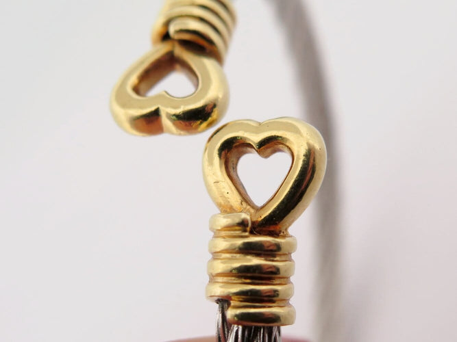 Bracelet FRED Force 10 Cœurs - Bracelet T20 en or jaune 18K et acier 58 Facettes 276921