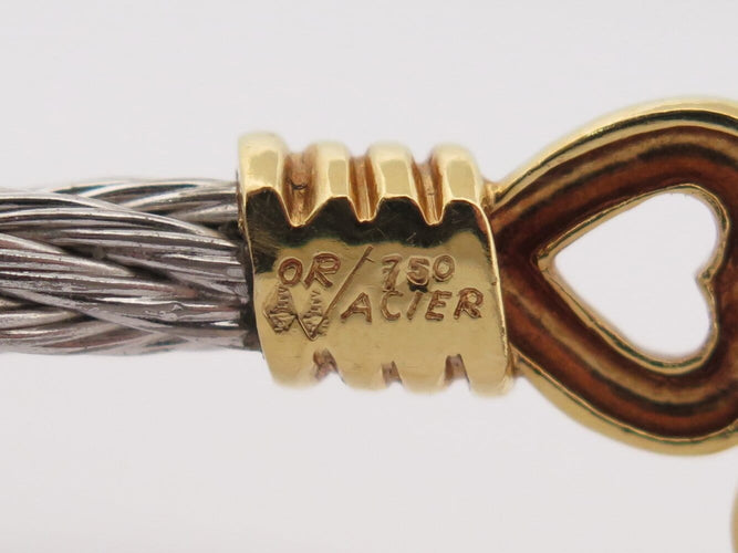 Bracelet FRED Force 10 Cœurs - Bracelet T20 en or jaune 18K et acier 58 Facettes 276921