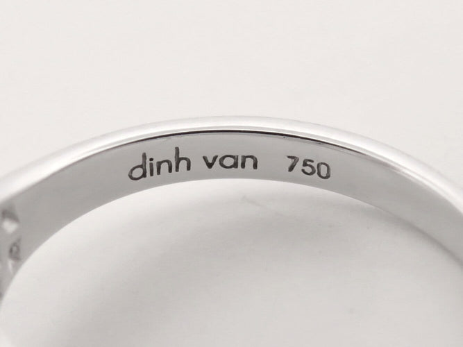 Bague 53 Dinh Van Menottes R8 - Bague en or blanc et diamants 58 Facettes 276592