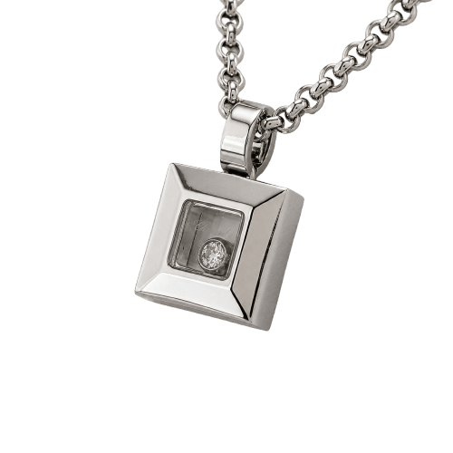 Chopard Happy Diamonds - Collier en or blanc et diamant