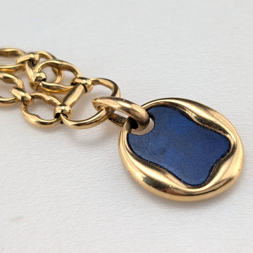 Collier Cartier - Collier pendentif en or jaune et lapis-lazuli 58 Facettes 38029