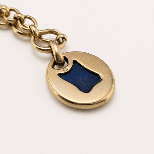 Collier Cartier - Collier pendentif en or jaune et lapis-lazuli 58 Facettes 38029