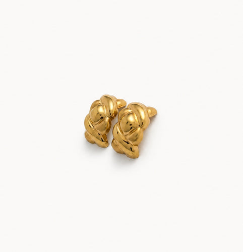 Boucles d'oreilles Boucles d’oreilles entrelacées en or jaune 58 Facettes 37993