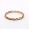 Bague 54 Cartier - Bague torsadée en trois ors 58 Facettes 37902