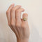 Bague 52 Bague florale en or jaune 18 carats et perle 58 Facettes 38009