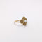 Bague 52 Bague florale en or jaune 18 carats et perle 58 Facettes 38009