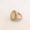 Bague 52 Bague cocktail en or jaune 18 carats et citrine 58 Facettes 38061