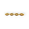 Collier Collier maille grain de café en or jaune 18K 58 Facettes 330100283