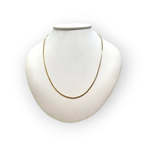 Collier Chaîne maille vénitienne 61 cm en or jaune 58 Facettes 330101214