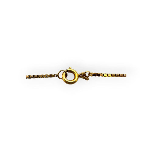 Collier Chaîne maille vénitienne 61 cm en or jaune 58 Facettes 330101214