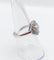Bague 53 Bague tank Art déco en or blanc 18k et diamants 58 Facettes A07798