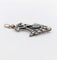 Pendentif Art déco - Pendentif palmette en or blanc et diamants 58 Facettes A07799